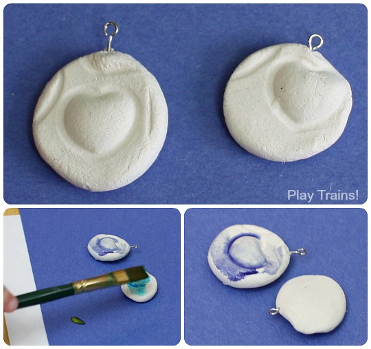 Train Gifts: DIY Engineer Stripe Heart Pendants from Play Trains!