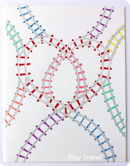 DIY Train Track Valentines from Play Trains!