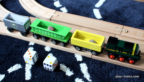 Pencil Box Portable Train Set