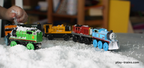 Snow Trains: seven ideas for bringing snow to train play (and trains to snow play) @ Play Trains