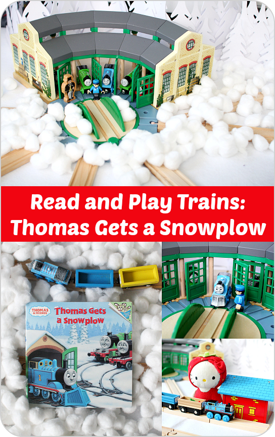 Thomas Gets a Snowplow: Train Book Review and Play Ideas from Play Trains!