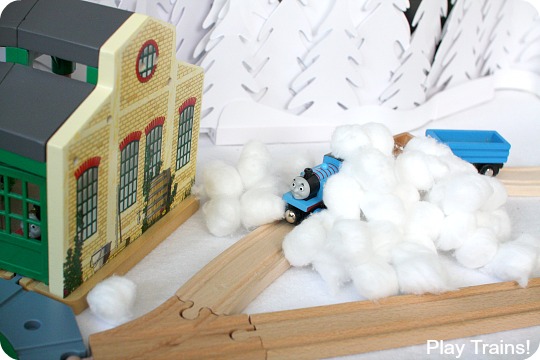 Thomas Gets a Snowplow: Train Book Review and Play Ideas from Play Trains!