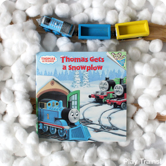 Thomas Gets a Snowplow: Train Book Review and Play Ideas from Play Trains!