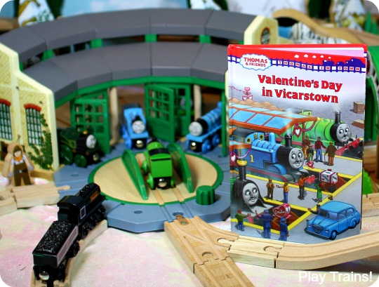 Valentine's Day in Vicarstown: a book-inspired wooden train activity from Play Trains!