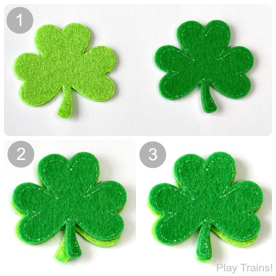 St. Patrick's Day Freight and Decorations for Wooden Trains from Play Trains!