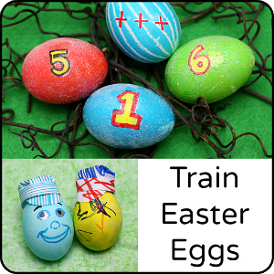 Train Engineer and Thomas and Friends Easter Eggs from Play Trains!