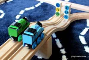 Word Family Freight Yard: Reading Practice with Wooden Trains