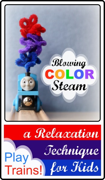 Blowing Color Steam: a Relaxation Technique for Children @ Play Trains! A train twist on Blowing Colors, an effective tool recommended on the Seattle Mama Doc Blog that kids can learn to help themselves relax.