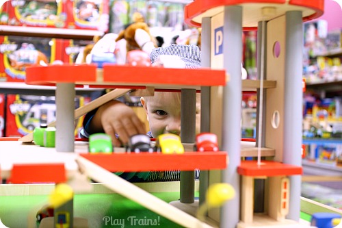 Learning Sprout Toys: Join Play Trains! for a tour of our favorite toy store to play trains at in Tacoma, WA.