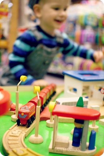 Learning Sprout Toys: Join Play Trains! for a tour of our favorite toy store to play trains at in Tacoma, WA.