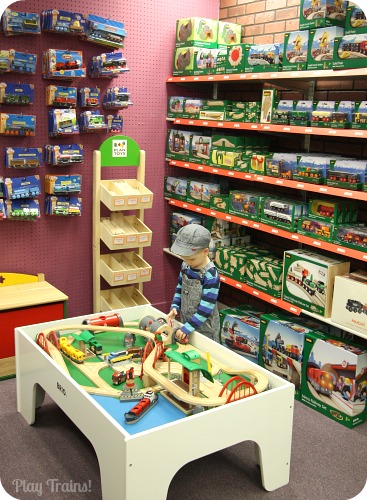 Learning Sprout Toys: Join Play Trains! for a tour of our favorite toy store to play trains at in Tacoma, WA.