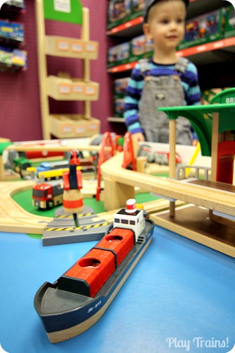 Learning Sprout Toys: Join Play Trains! for a tour of our favorite toy store to play trains at in Tacoma, WA.