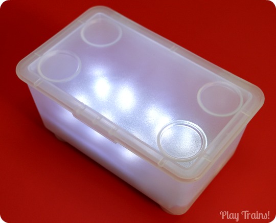 DIY Mini Light Box: Portable, Floatable, Stackable, and Waterproof Light Play from Play Trains!