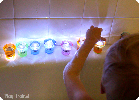 DIY Mini Light Box: Portable, Floatable, Stackable, and Waterproof Light Play from Play Trains!