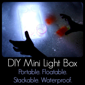 DIY Mini Light Box: Portable, Floatable, Stackable, and Waterproof Light Play from Play Trains!