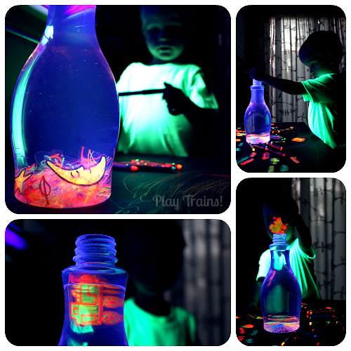 Glowing Magic Milk Experiment ~ Learn Play Imagine