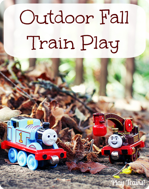 Outdoor Fall Train Play @ Play Trains! http://play-trains.com/