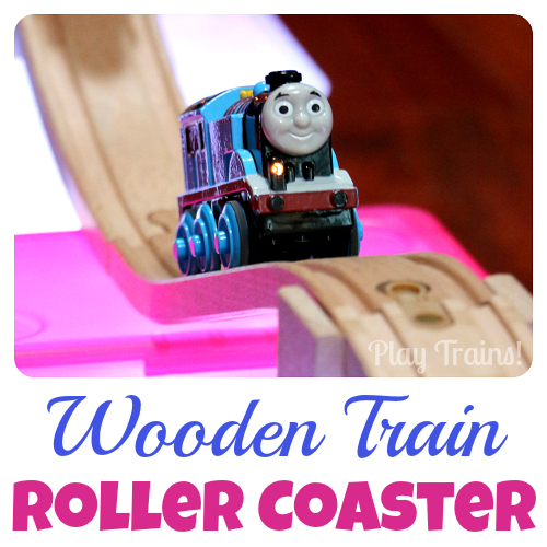 Building with Mini Light Boxes: Roller Coaster Tracks for Wooden Trains @ Play Trains!