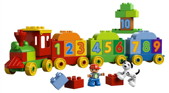 LEGO DUPLO Number Train from Train Gifts for Preschoolers at Play Trains!