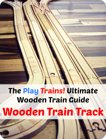 Wooden Train Set with Double-Side Train Tracks (37 pcs)