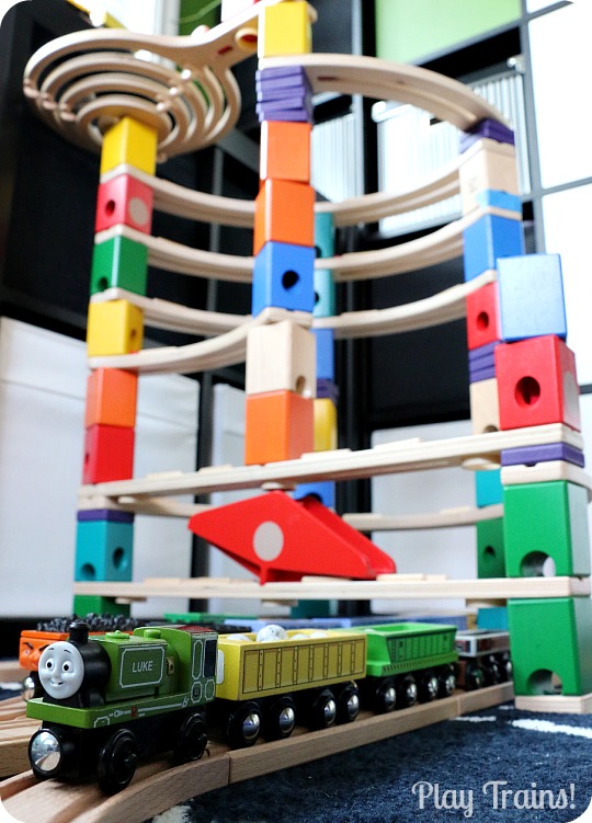 Marble Run Train Play: Quarry Cargo Drop from Play Trains!