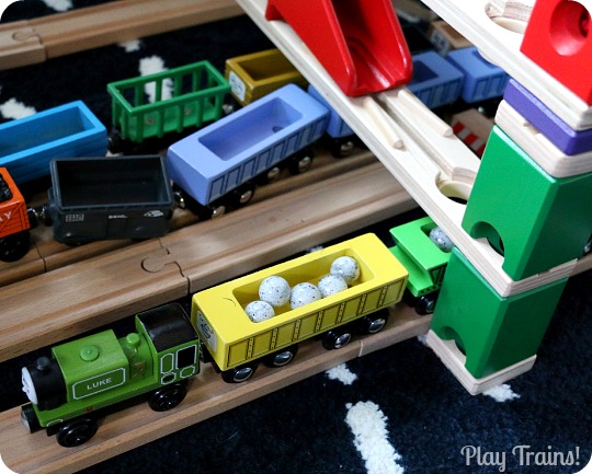 Marble Run Train Play: Quarry Cargo Drop from Play Trains!