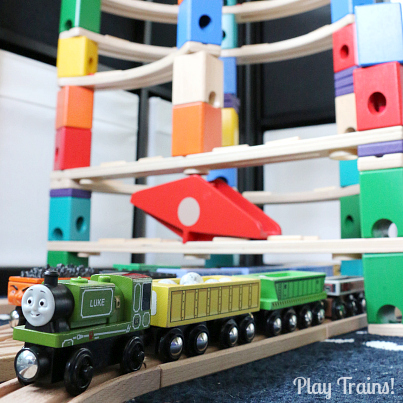 Marble Run Train Play: Quarry Cargo Drop from Play Trains!