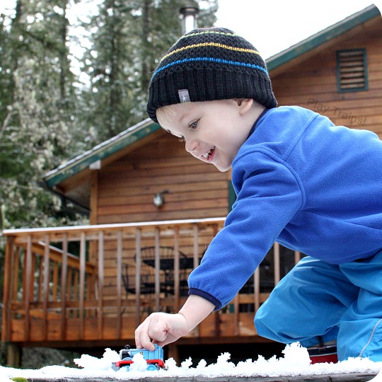 Winter Train Play in the Snow from Play Trains!