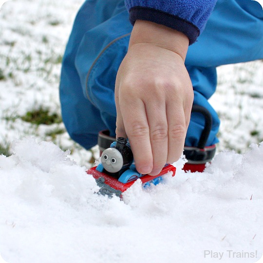 Winter Train Play in the Snow from Play Trains!