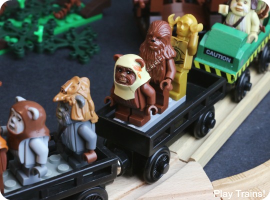 LEGO Ewok Village Wooden Train Layout from Play Trains!