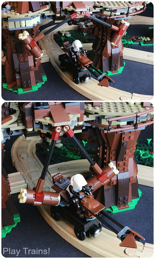 LEGO Ewok Village Wooden Train Layout from Play Trains!