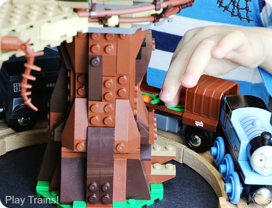 LEGO Ewok Village Wooden Train Layout from Play Trains!