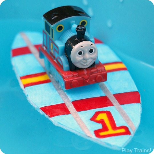 Toy Surfboard Summer Craft for Kids from Play Trains!