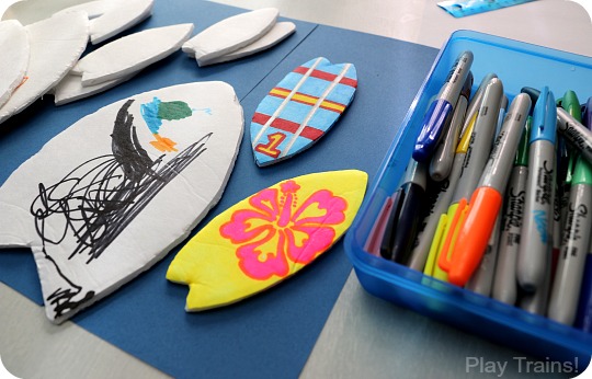 Toy Surfboard Craft For Kids