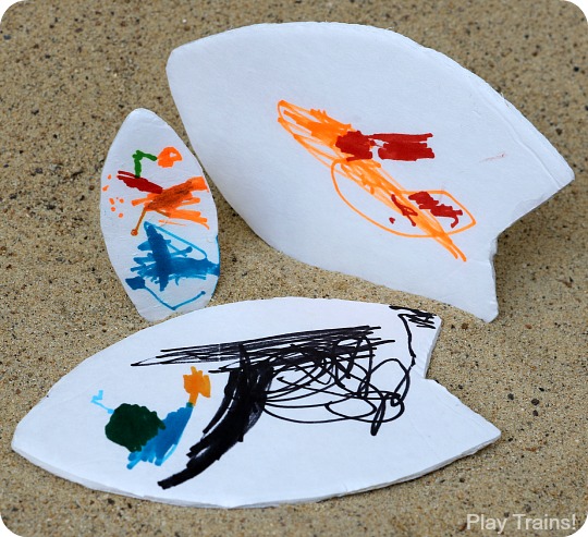 Toy Surfboard Summer Craft for Kids from Play Trains!