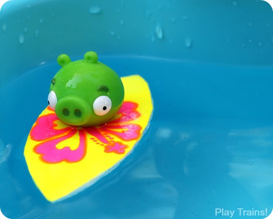 Toy Surfboard Summer Craft for Kids from Play Trains!