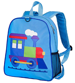 Boys train backpack sale