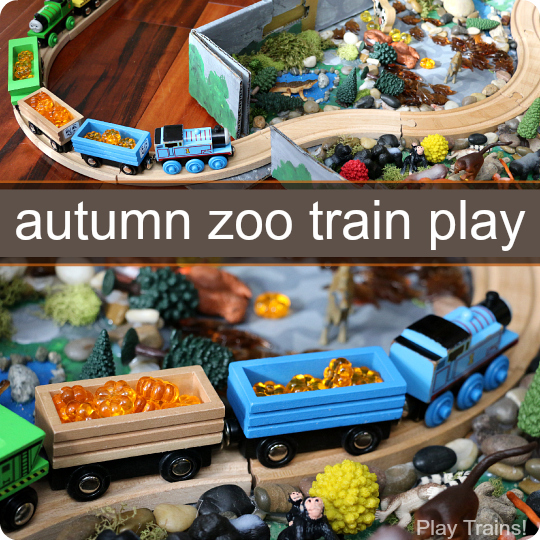 Autumn Zoo Train Play