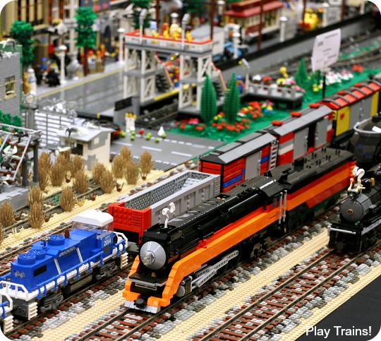 LEGO Trains at Seattle BrickCon 2014