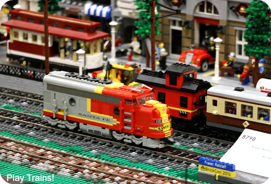 LEGO Trains at Seattle BrickCon 2014