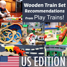 wooden train set uk