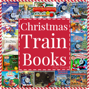 Christmas Train Books for Kids: a big list of holiday books for children who love trains -- recommended by Play Trains!