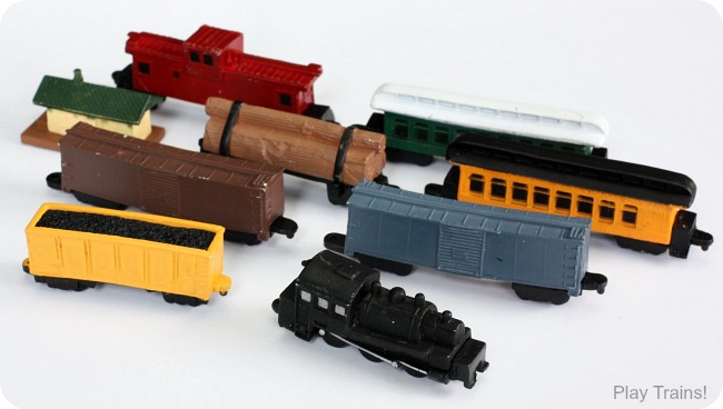 tiny toy trains