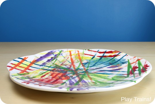 Painting with Trains on Ceramics: tips for beautiful kid-made gifts from Play Trains!