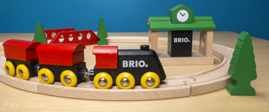 Wooden toy best sale trains for sale