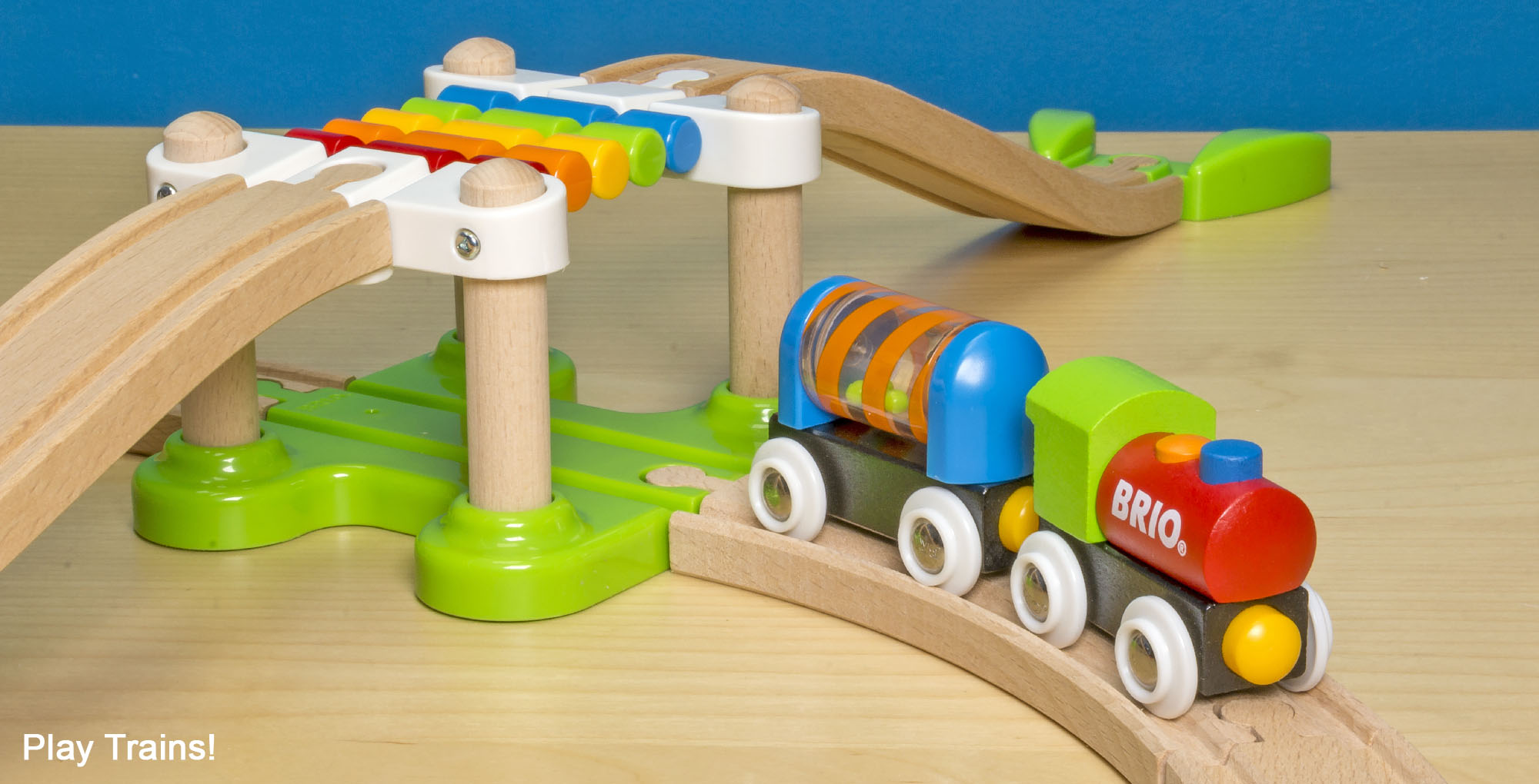 BRIO My First Railway Beginner Pack Train Set -- The Play Trains! Guide to Wooden Train Sets: expert advice on the best wooden train set to buy for your little engineer.