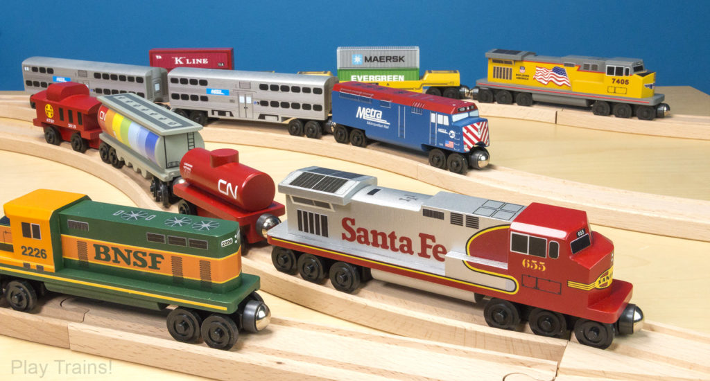Big Toy Train Car Bundle B by The Whittle Shortline Railroad 
