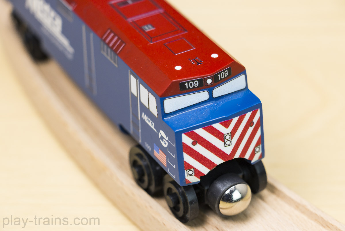 Metra best sale wooden train