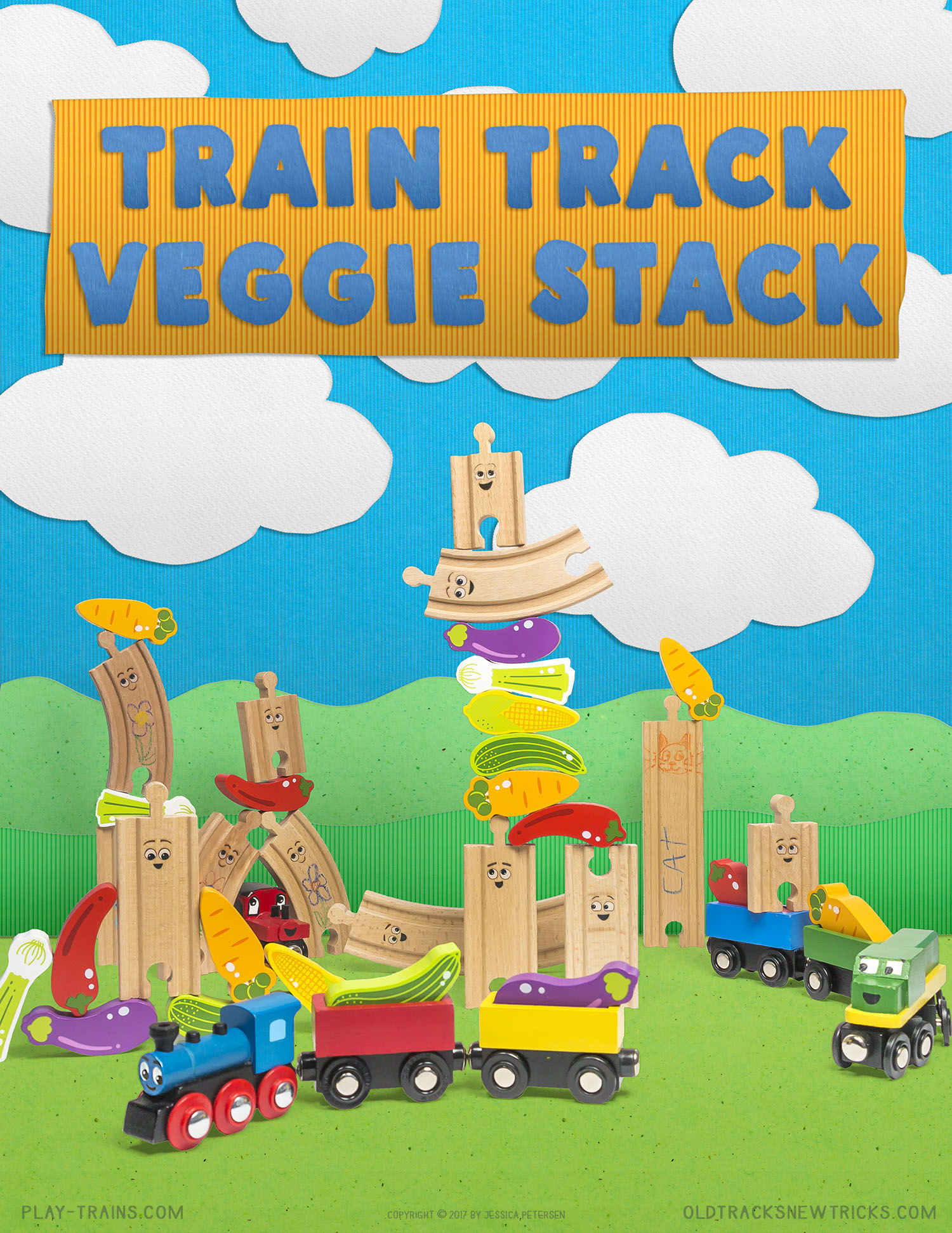 One Simple Wooden Train Activity that Helps Preschoolers Love Veggies